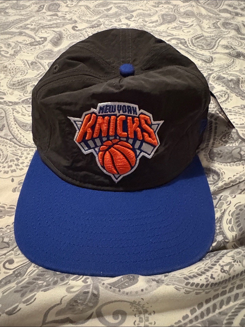 New Era Black and Royal Blue New York Knicks Snapback